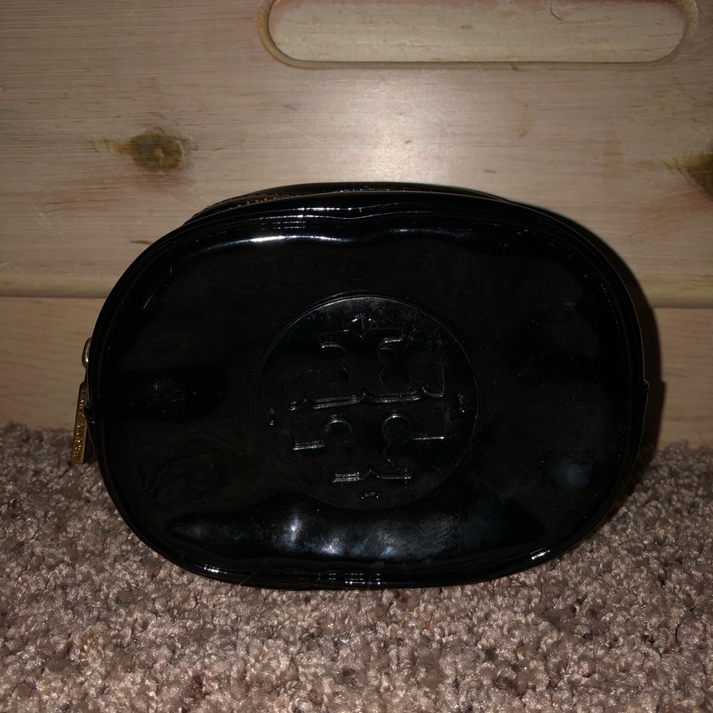 Tory Burch Patent Leather Cosmetics Bag